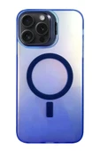 iPhone 15 Pro Max Primera Magsafe Standlı Kapak - Lacivert thumbnail 1