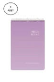 Gıpta Thebook 17x24 100 Yaprak Kareli Spiralli Sert Kapak Bloknot - 1