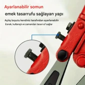 (24'') Kollu Çeneli Kupplon Demir Kesme Makası Çubuk İnşaat Demiri Teli Metal Kesim Makası CR-V thumbnail 5