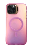 iPhone 15 Pro Primera Magsafe Standlı Kapak - Pembe thumbnail 1