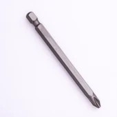 5 Adet PH2 100 Mm 10 Cm Manyetik Uzun Bits Bit Ucu Yıldız Tornavida Uç Derin Vidalama Çelik CR-V Uç thumbnail 5