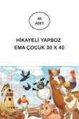 Hikayeli Yapboz Ema Çocuk 30 x 40 - 40 Adet - 1