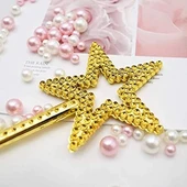 Altın Renk Yıldız Peri Asası Peri Değneği 34 Cm 1 Adet thumbnail 3