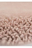 Madame Clean Home Cotton Special 2'li Oval Osmanlı Desen Pamuklu Klozet Takımı Pudra - 3