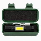 2 Adet Q-Max Xpe Usb Charge Zomlu El Feneri thumbnail 1