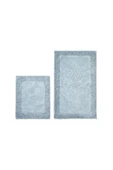 Madame Clean Home Cotton Special 2'li Osmanlı Desen Pamuklu Klozet Takımı Gri - 2
