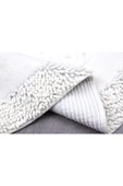 Madame Clean Home Cotton Special %100 Pamuk 2'li Oval Osmanlı Desen Pamuklu Klozet Takımı Krem - 4