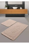 Madame Clean Home Pudra 2li Pamuklu Banyo Paspas Seti Osmanlı Desen - 1