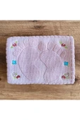 Çapa Home 3 Tane Nakışlı Ayak Havlusu %100 Pamuk Ölçü:50x70 - 5