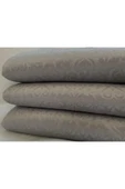 Madame Clean Home Osmanlı Desen Süngerli Koltuk Çekyat Örtüsü Parlak Ve Kaymaz Örtü Açık Gri - 4