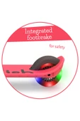 Chillafish Flexxi Glow Işıklı Katlanabilir 2 Tekerlekli Scooter - Coral - 7