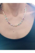 ndjewelry Marka Model Renkli Taşlı Kolye - 3