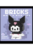 Kaptan Mavi Bricks Sanrio Kuromi 3d Yapboz Puzzle Yapı Oyuncakları - 2