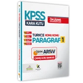 KPSS Önlisans/Ortaöğretim Türkçenin Kara Kutusu KONU KONU PARAGRAF 1 Çözümlü Çıkmış Soru Bankası - 1
