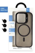 iPhone 16 Pro Flet Lens Magsafe Kapak - Siyah thumbnail 1