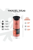 MADMUGS Travel Mug Termos Bardak 0.47 lt Living Coral - 1