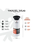 MADMUGS Travel Mug Termos Bardak 0,47lt-beyaz - 1