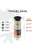 MADMUGS Travel Mug Termos Bardak 0.47 lt Sage Green - 1