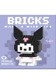 tinyshop kids store Bricks Sanrio Kuromi 3d Yapboz Puzzle Yapı Oyuncakları - 1