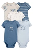 Carter's Erkek Bebek 5li Kısa Kollu Body - 1