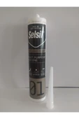 Selsil Genel Amaçlı Silikon Su Geçirmez Cam Doğrama Metal Fayans Için Şeffaf 280gr thumbnail 5