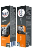 Veet Men Erkeklere Özel Tüy Dökücü Krem Hassas Ciltler 200ml + Normal Ciltler Tüy Dökücü Krem 200 ml - 9