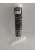 Selsil Genel Amaçlı Silikon Su Geçirmez Cam Doğrama Metal Fayans Için Şeffaf 280gr thumbnail 6