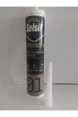 Selsil Genel Amaçlı Silikon Su Geçirmez Cam Doğrama Metal Fayans Için Şeffaf 280gr thumbnail 2