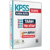 KPSS Önlisans-Ortaöğretim Tarihin Kara Kutusu TEK KİTAP ÖSYM Çıkmış Soru Bankası Dijital Çözümlü - 1