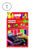 Fatih Mum Pastel Boya Neon Wax Crayon Jumbo 6 Renk 12'li - 1
