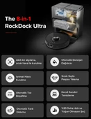 Roborock S8 MaxV Ultra Akıllı Robot Süpürge Siyah thumbnail 3