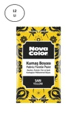 Nova Color 12 Gr Toz Kumaş Boyası Sarı Nc-900 12'li - 1