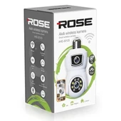 Rose Ahd-30125 Akıllı Wireless Ampül Kamera 360derece Hareketli Çift Kameralı - 2