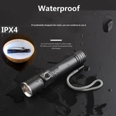 F-90 Aluminyum Kaplama Mıknatıslı Şarjlı El Feneri thumbnail 6