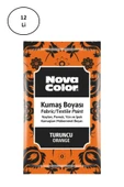 Nova Color Toz Kumaş Boyası Turuncu 12 Gr Nc-906 12'li - 1