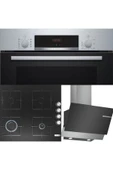 Bosch Ankastre Set 20 (hbf514bs0t + Pop7c6o12o + Dwk65ad60r) - 1