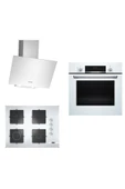 Bosch Beyaz 3 Lü Ankastre Set 259 (HBF534EW3T - POP7C2O12O - DWK64PJ20T) 67 cm Ocak - 1