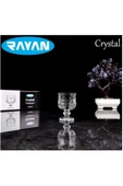 Rayan Crystal 6'lı Kahve Yanı Bardak - 1