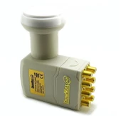 Showmax 8 Çıkışlı Sekizli Ultra HD 4k Uydu Anteni Lnb Elembi-Gold Başlıklı thumbnail 1