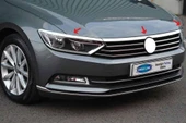 Vw Passat B8.5 Krom Far Üstü Çıta 3 Parça 2019 ve Sonrası - 2