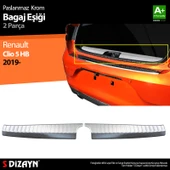 S-Dizayn Renault Clio 5 Krom Bagaj İç Eşiği 2 Prç.2019 Üzeri - 1