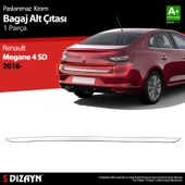 S-Dizayn Renault Megane 4 SD Krom Bagaj Alt Çıtası 2016 Üzeri A+ Kalite - 1
