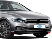 Vw Passat B8.5 Krom Ön Tampon Alt Çıtası 3 Parça 2019 2020 Uyumlu - 1