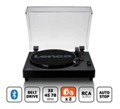 LENCO LS-60BK AHŞAP KASA USB BAĞLANTILI AT-3600 AUDIO TECHNICA İĞNE, PLASTİK KAPAKLI, BLUETOOTH IN/OUT - 6