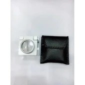 20 Mm Büyüteç Lup Dokumacı Büyüteci Full Çelik Katlanabilir Th9007a thumbnail 5