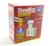 Showmax 8 Çıkışlı Sekizli Ultra HD 4k Uydu Anteni Lnb Elembi-Gold Başlıklı thumbnail 3