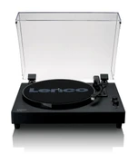 LENCO LS-60BK AHŞAP KASA USB BAĞLANTILI AT-3600 AUDIO TECHNICA İĞNE, PLASTİK KAPAKLI, BLUETOOTH IN/OUT - 3