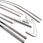 S-Dizayn Renault Clio 5 Krom Cam Çerçevesi 12 Prç. 2019 Üzeri A+ Kalite thumbnail 3