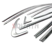 S-Dizayn Renault Clio 5 Krom Cam Çerçevesi 12 Prç. 2019 Üzeri A+ Kalite thumbnail 4