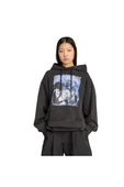 adidas Kadın  Siyah  Sweatshirt BUFFY HOODIE JW0155 thumbnail 1